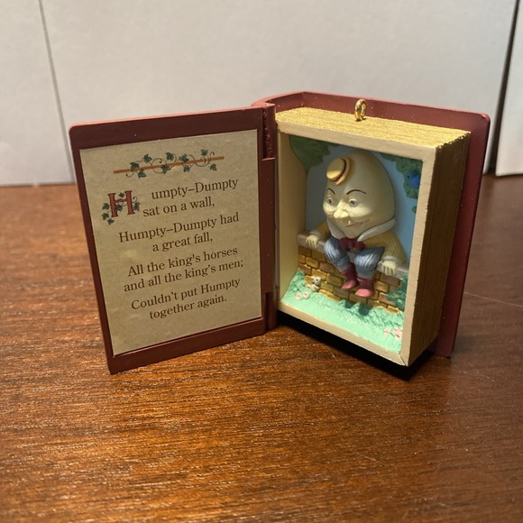 Hallmark Keepsake Ornament-‎ Humpty-Dumpty -1st in the Mother Goose Series 1993 - Picture 4 of 6